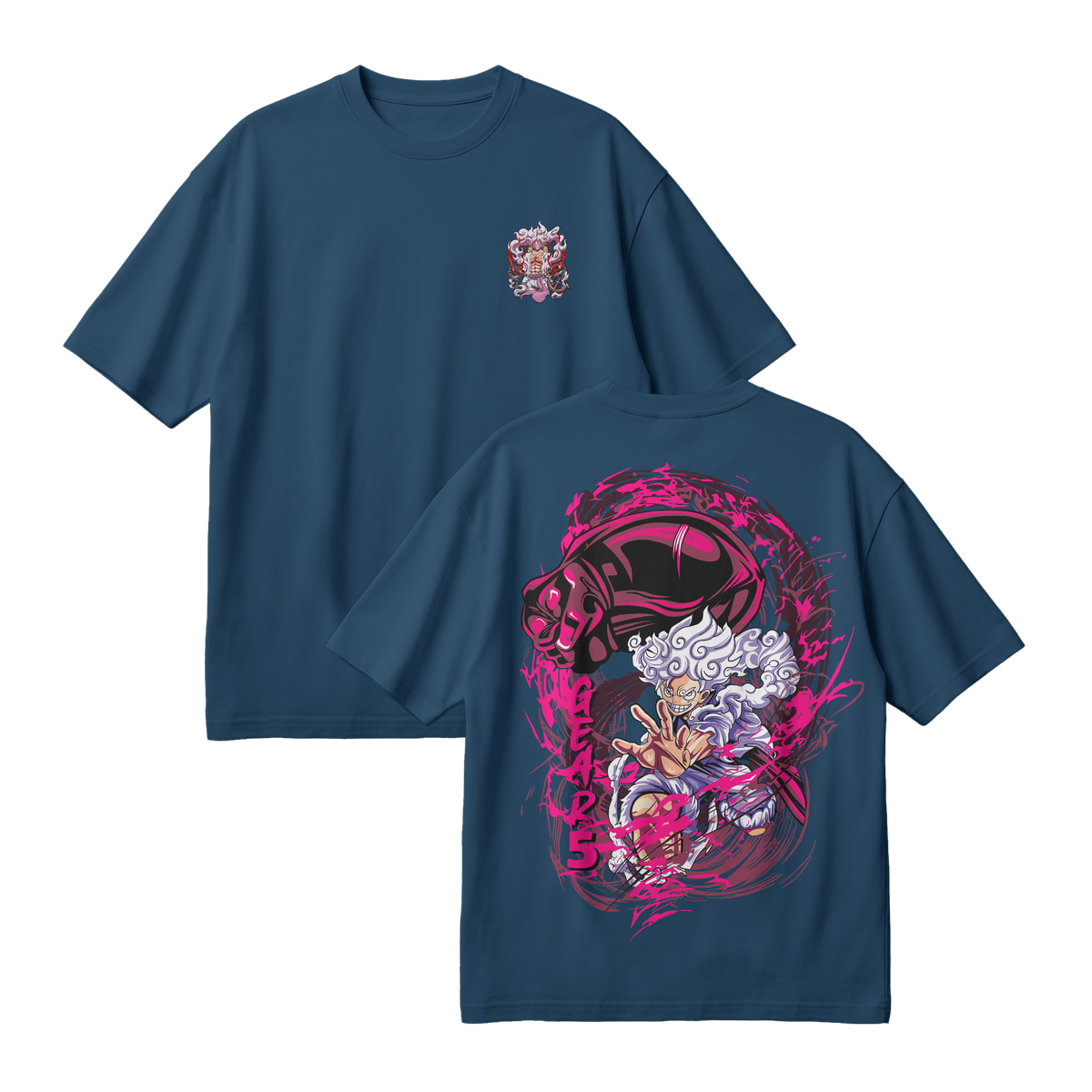 Anime One Piece Monkey D. Luffy Oversized T-Shirt - RZM006
