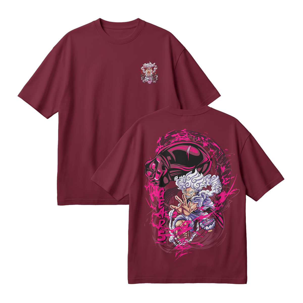 Anime One Piece Monkey D. Luffy Oversized T-Shirt - RZM006