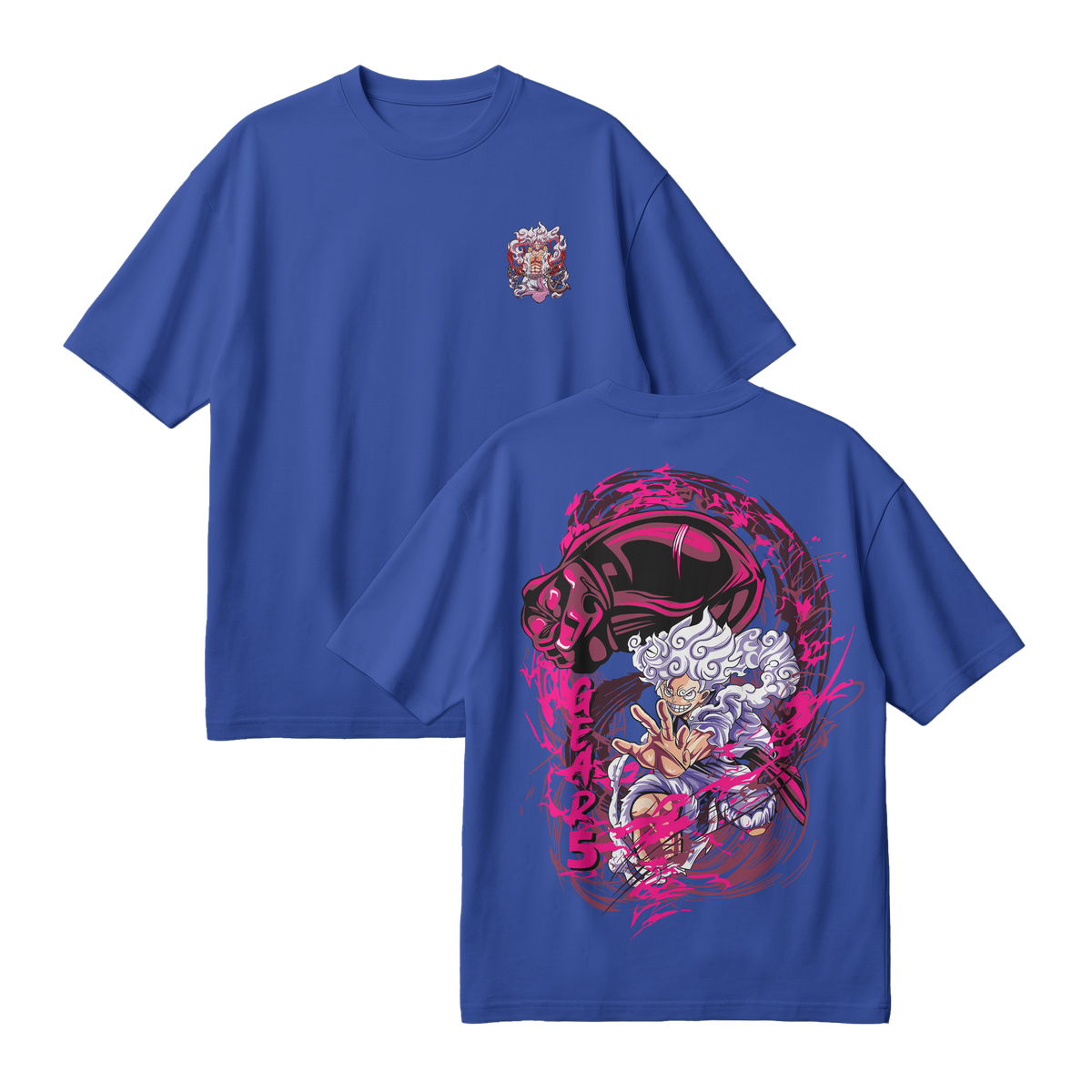 Anime One Piece Monkey D. Luffy Oversized T-Shirt - RZM006