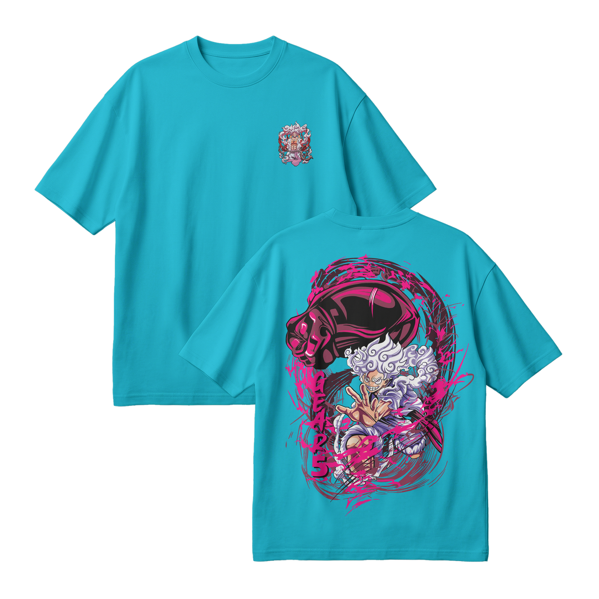 Anime One Piece Monkey D. Luffy Oversized T-Shirt - RZM006