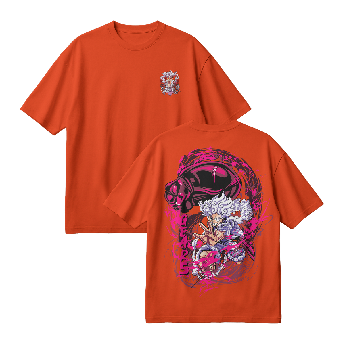 Anime One Piece Monkey D. Luffy Oversized T-Shirt - RZM006
