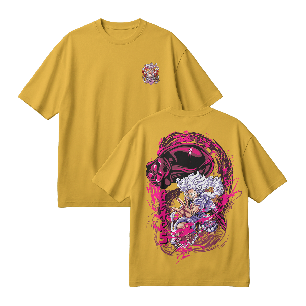 Anime One Piece Monkey D. Luffy Oversized T-Shirt - RZM006