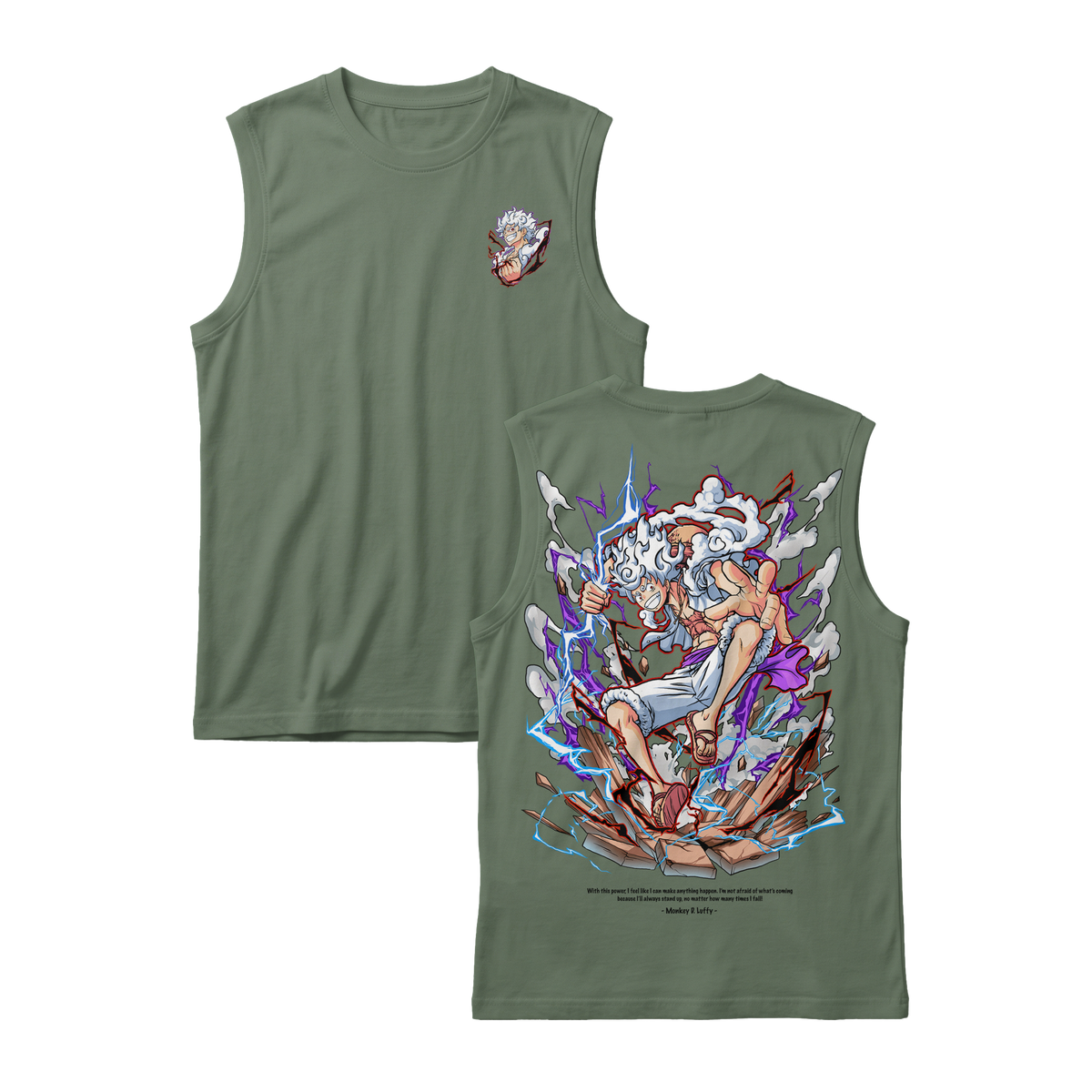 Anime One Piece Monkey D. Luffy Sleeveless - RZM001
