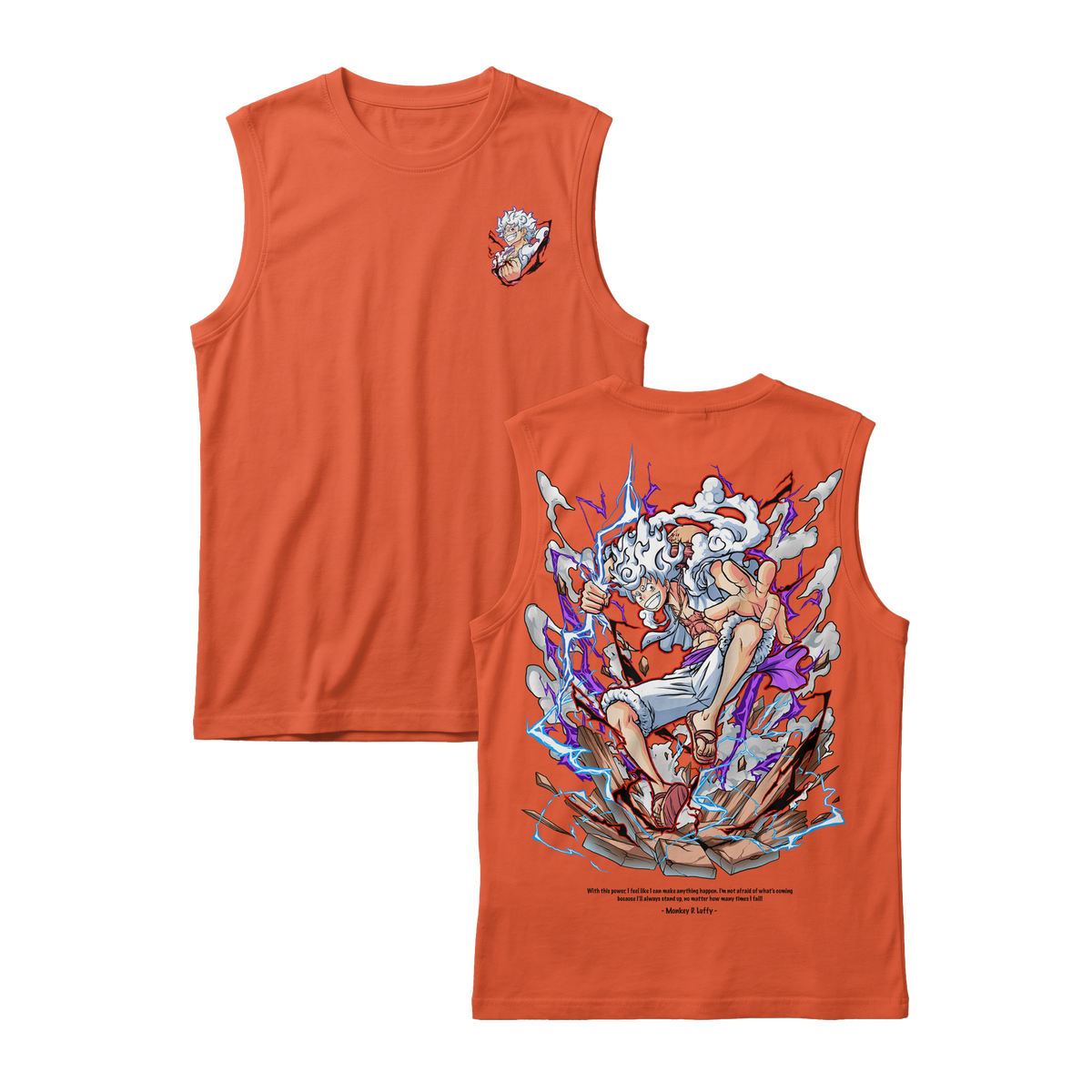 Anime One Piece Monkey D. Luffy Sleeveless - RZM001
