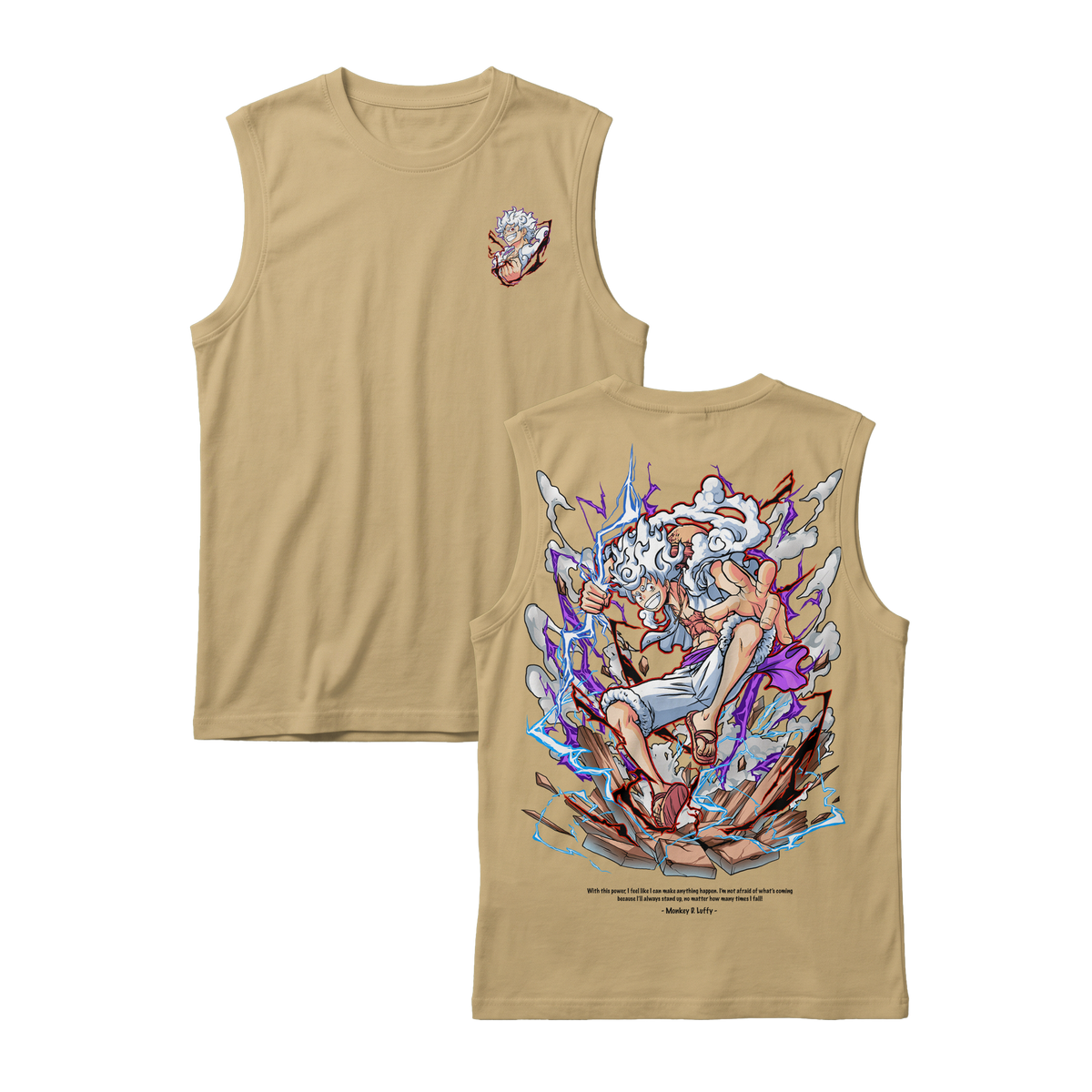 Anime One Piece Monkey D. Luffy Sleeveless - RZM001