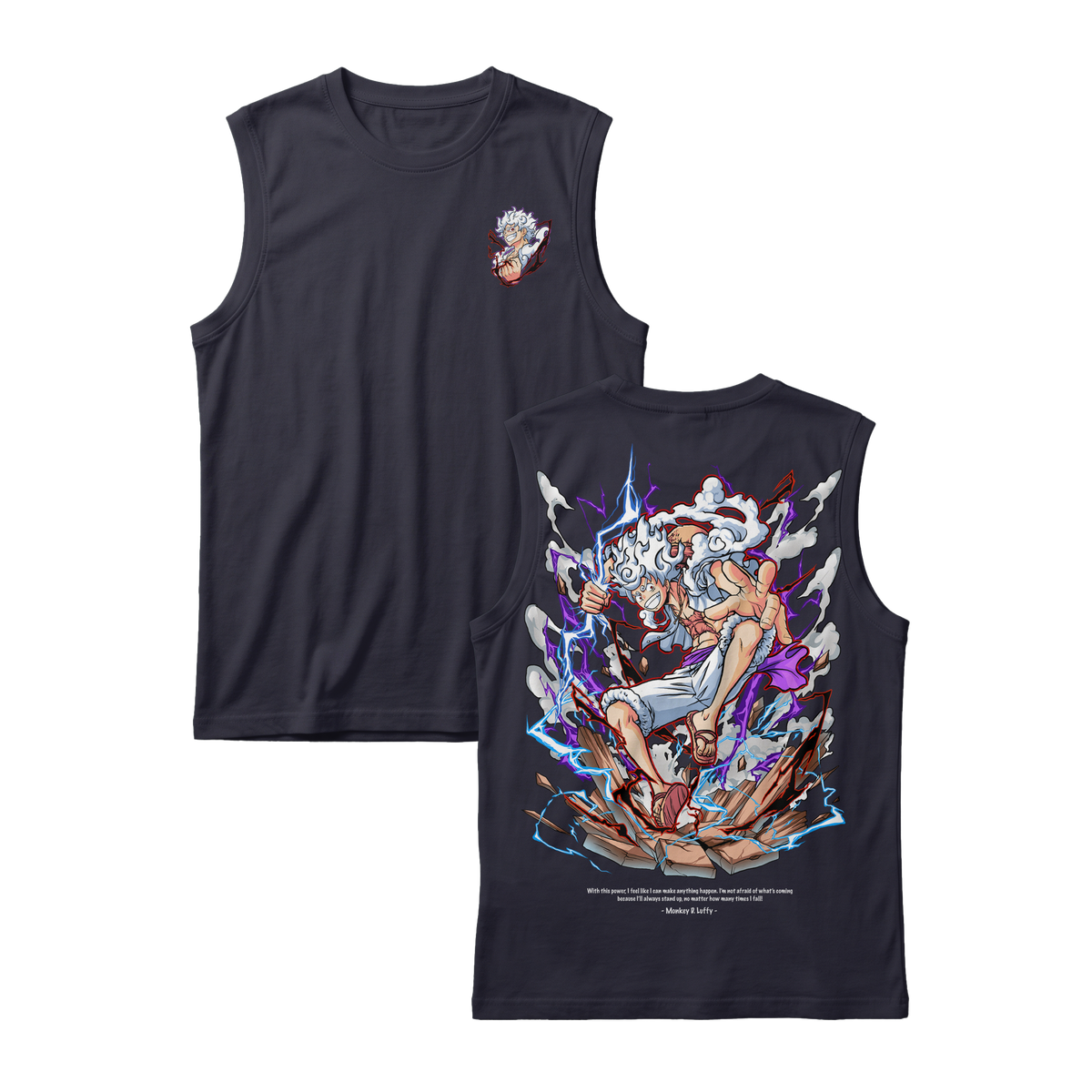 Anime One Piece Monkey D. Luffy Sleeveless - RZM001