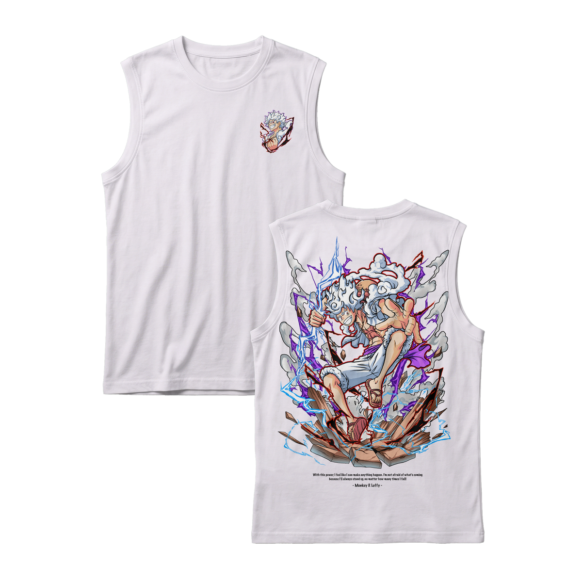 Anime One Piece Monkey D. Luffy Sleeveless - RZM001