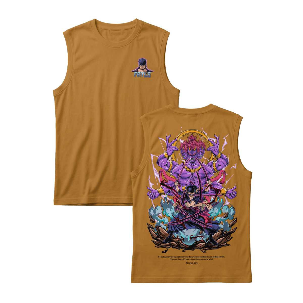 Anime One Piece Roronoa Zoro Sleeveless - RZM002