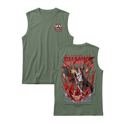 Anime One Piece Akagami no Shanks Sleeveless - RZM003