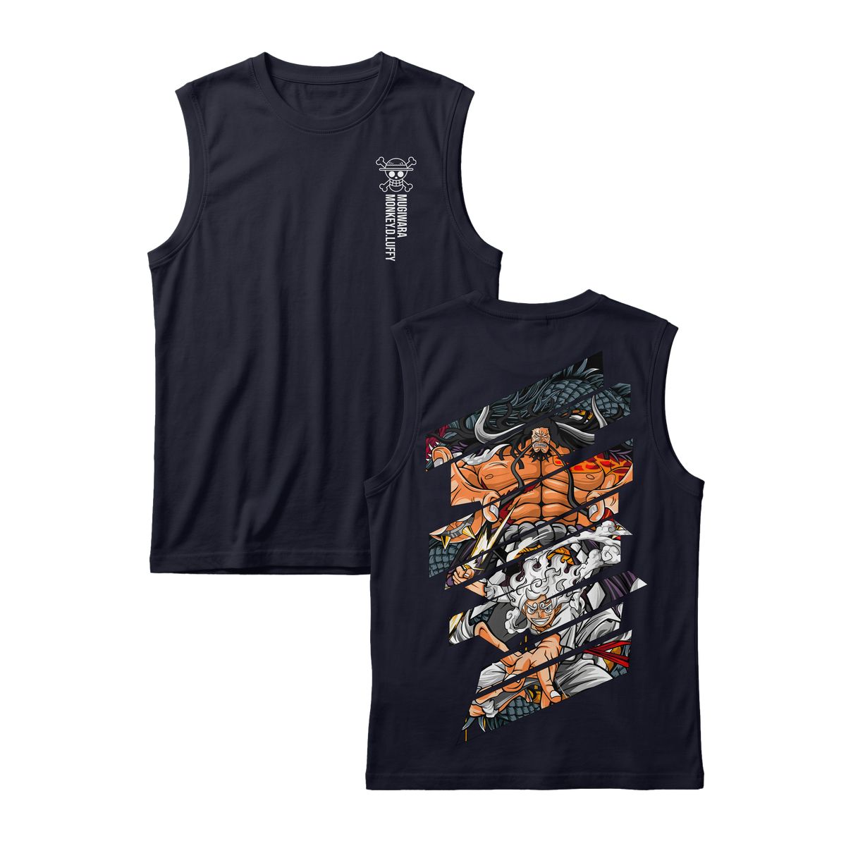 Anime One Piece Monkey D. Luffy Sleeveless - RZM005