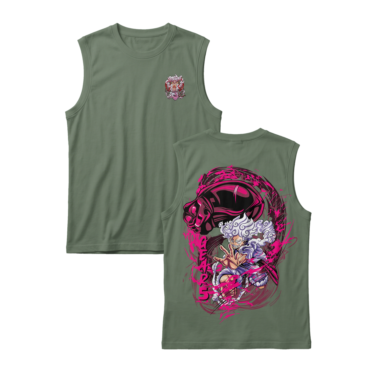 Anime One Piece Monkey D. Luffy Sleeveless - RZM006