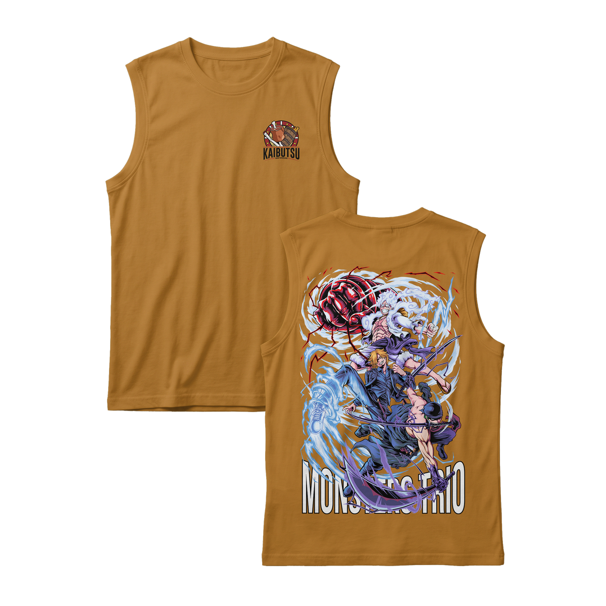 Anime One Piece Monster Trio Sleeveless - RZM009