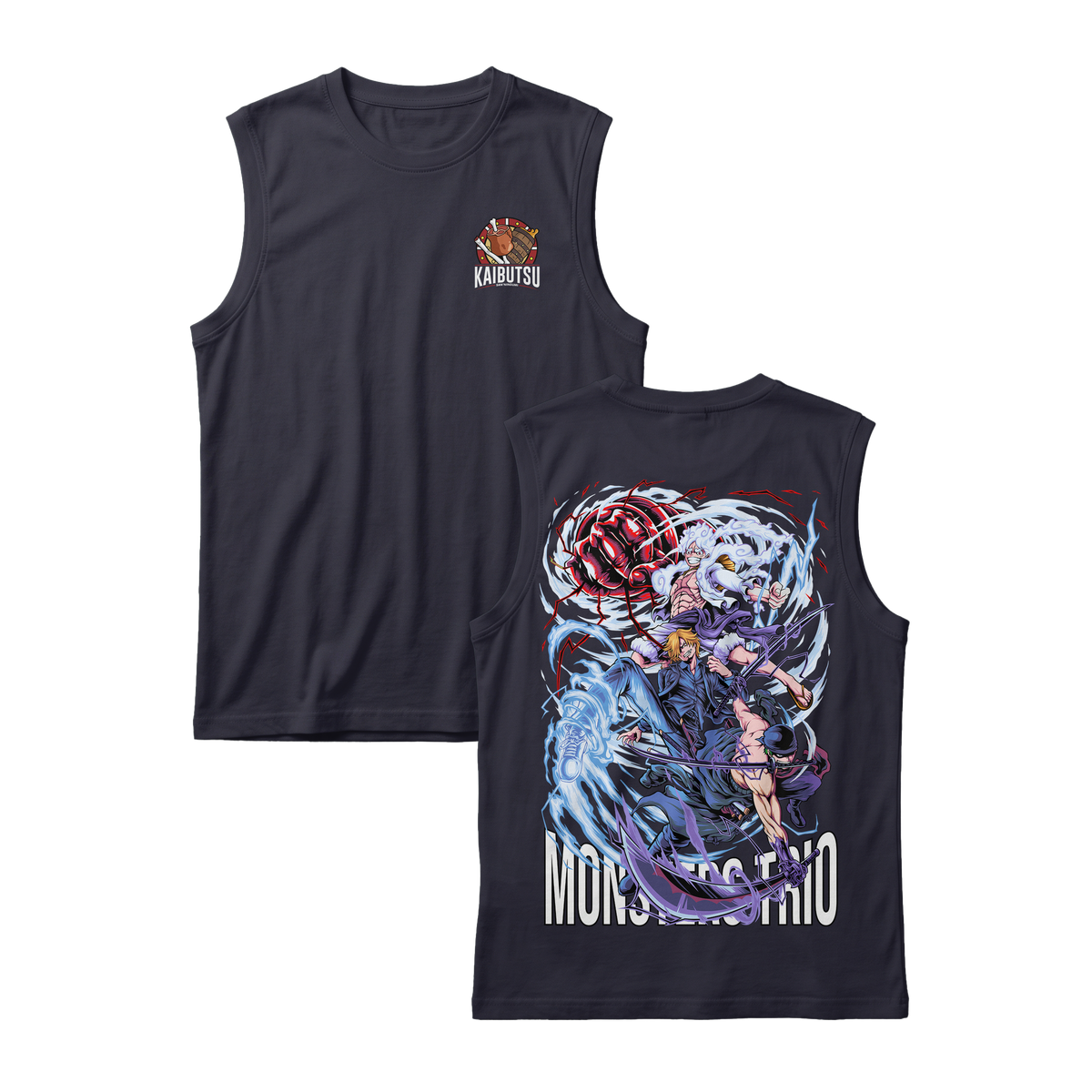 Anime One Piece Monster Trio Sleeveless - RZM009