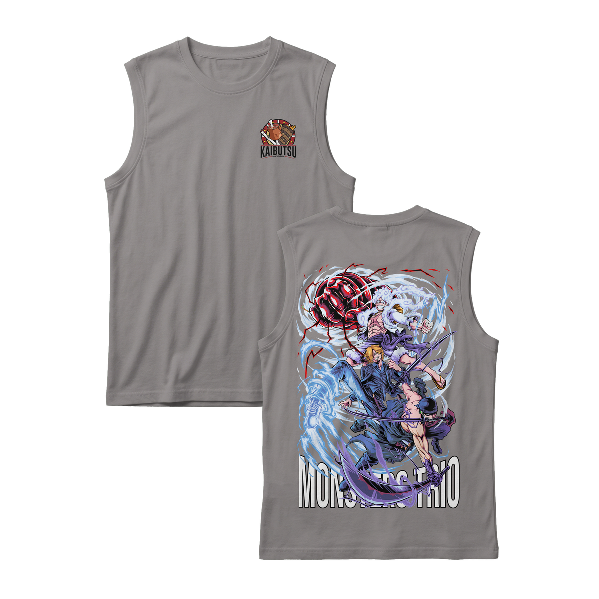 Anime One Piece Monster Trio Sleeveless - RZM009