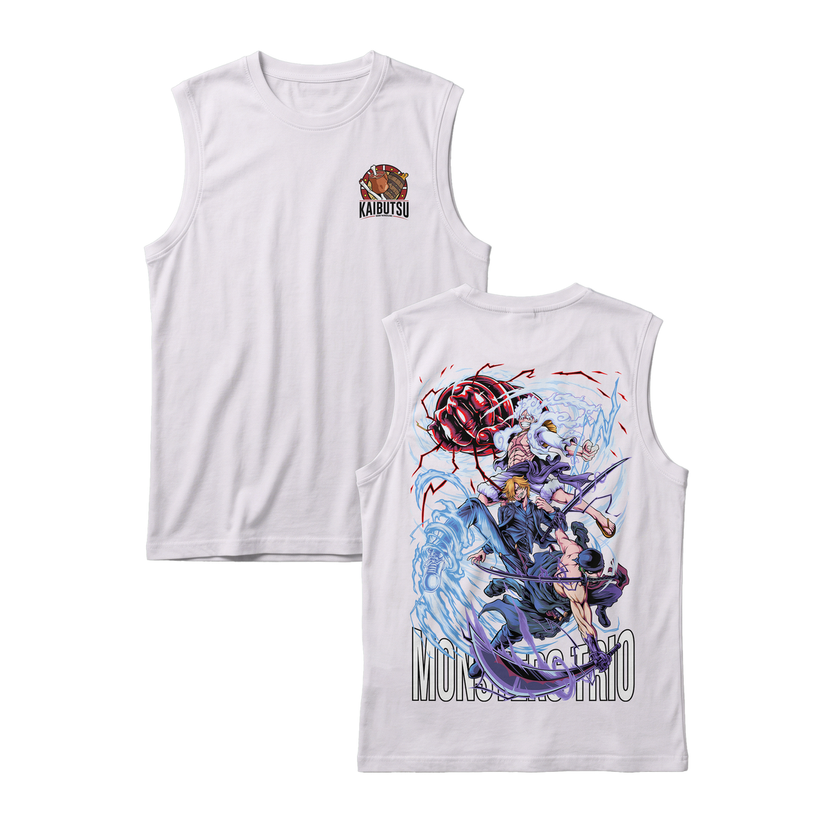 Anime One Piece Monster Trio Sleeveless - RZM009