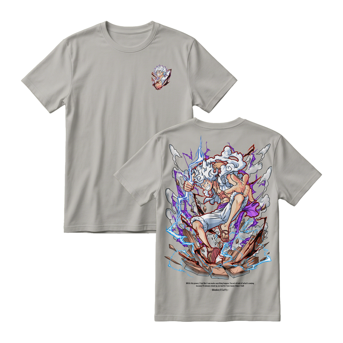 Anime One Piece Monkey D. Luffy Short Sleeve Tee -  MISTY-71