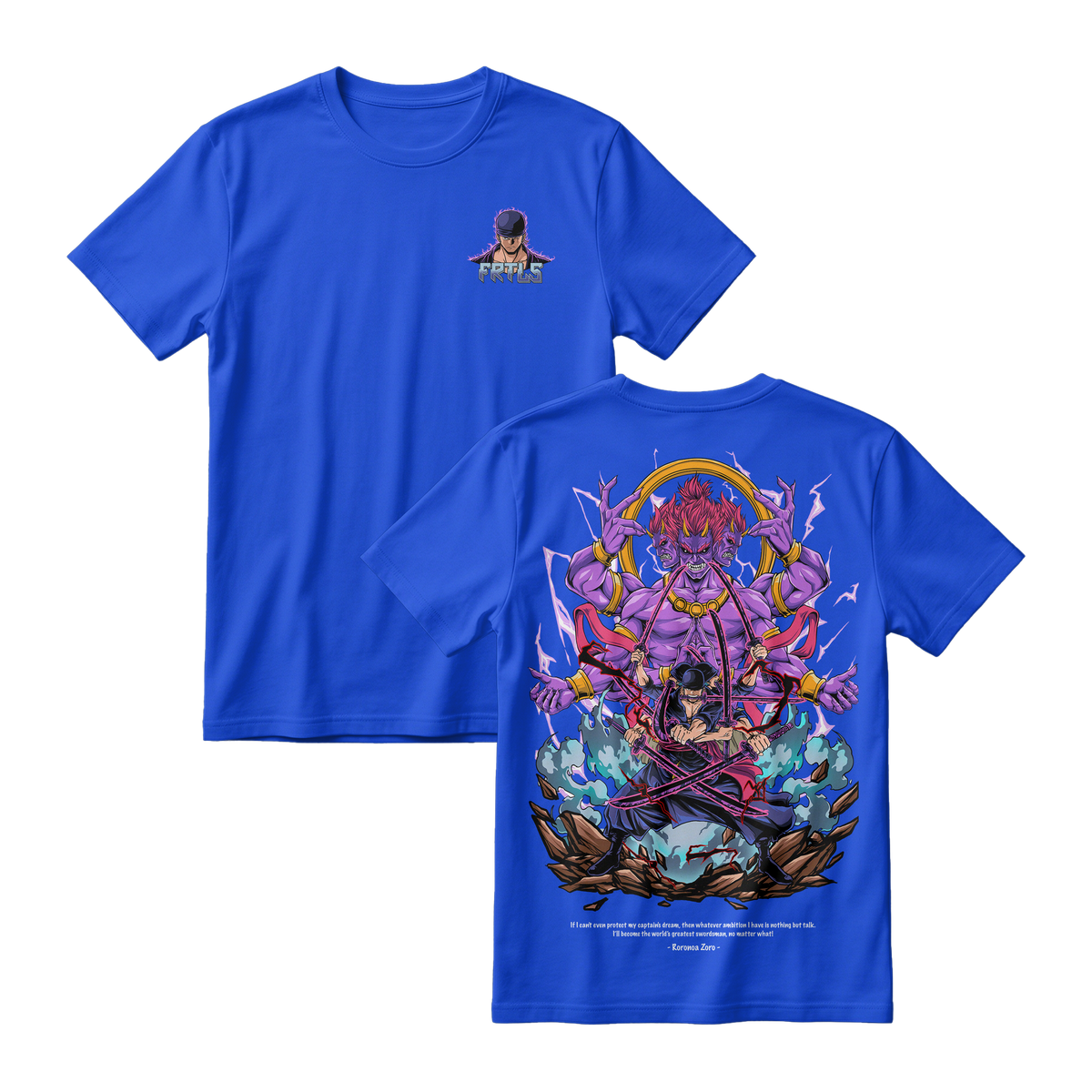 Anime One Piece Roronoa Zoro Short Sleeve Tee - BENHUR