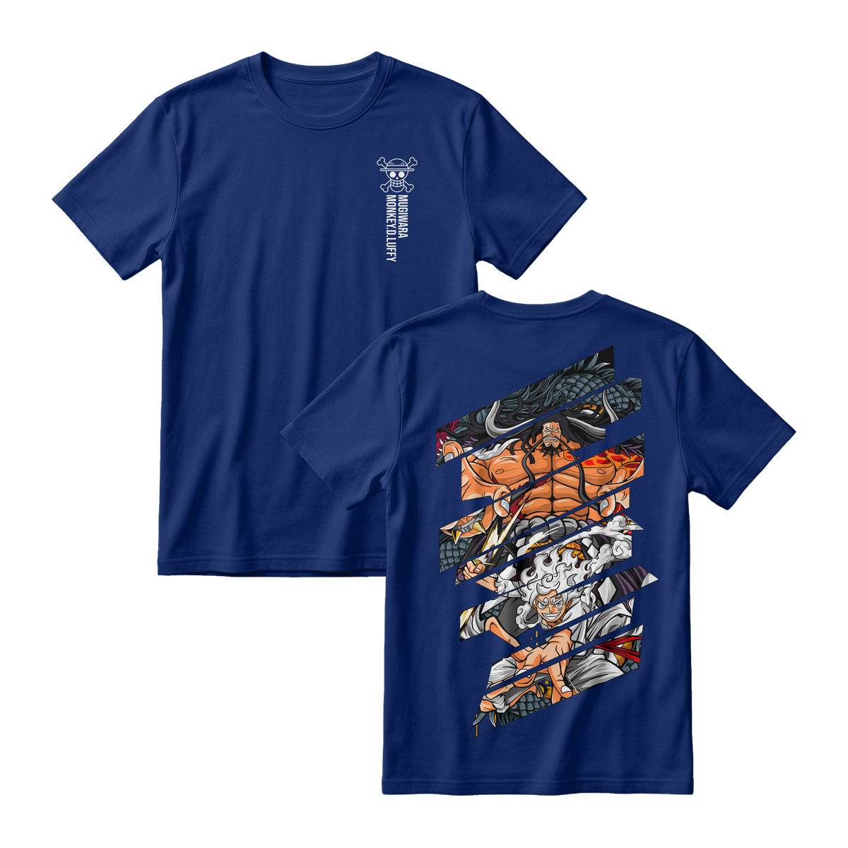 Anime One Piece Monkey D. Luffy Short Sleeve Tee - RZM005