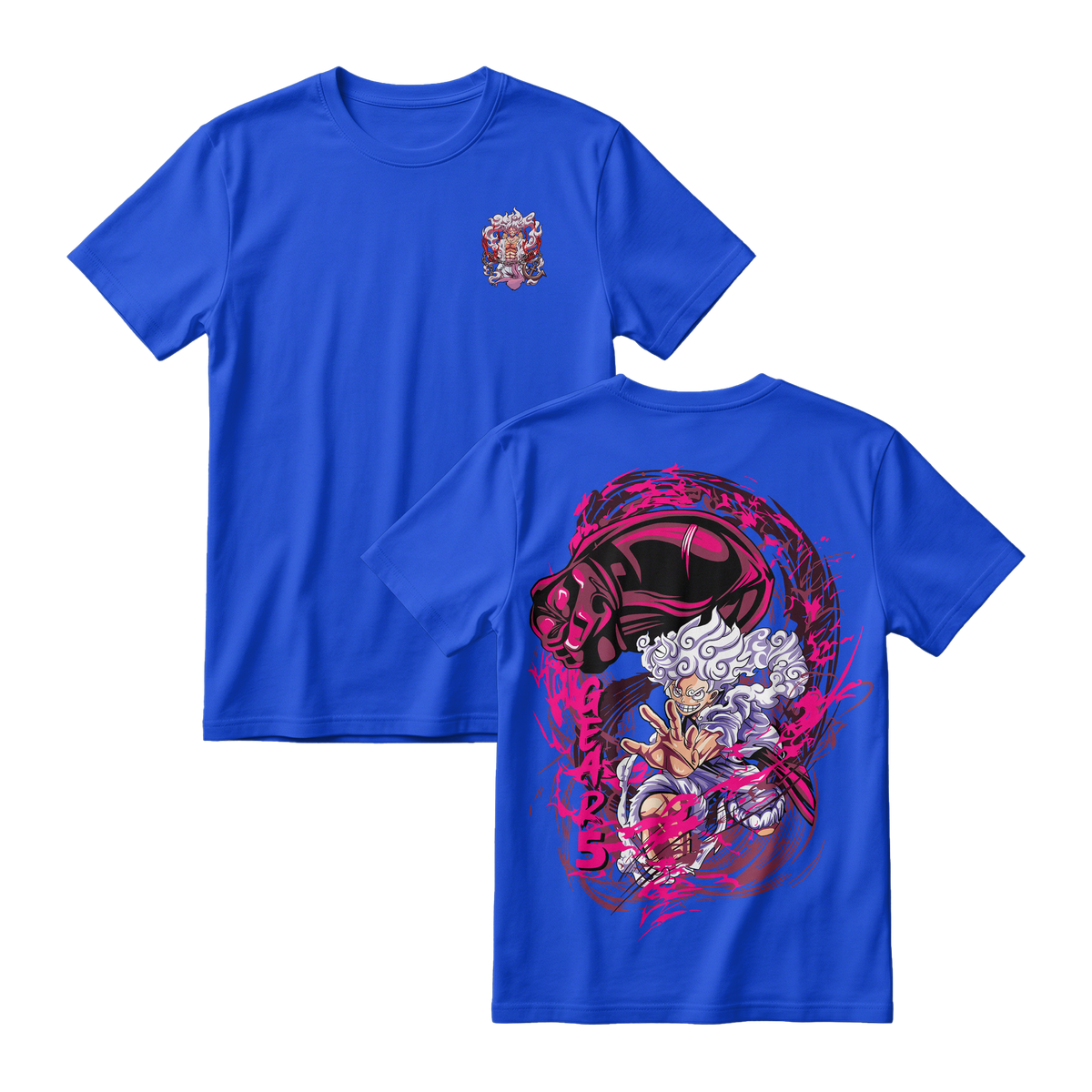 Anime One Piece Monkey D. Luffy Short Sleeve Tee - BENHUR