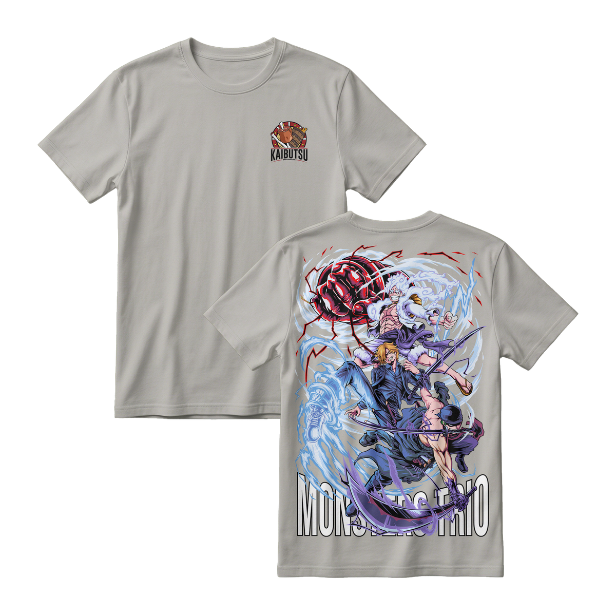 Anime One Piece Monster Trio Short Sleeve Tee - MISTY-71