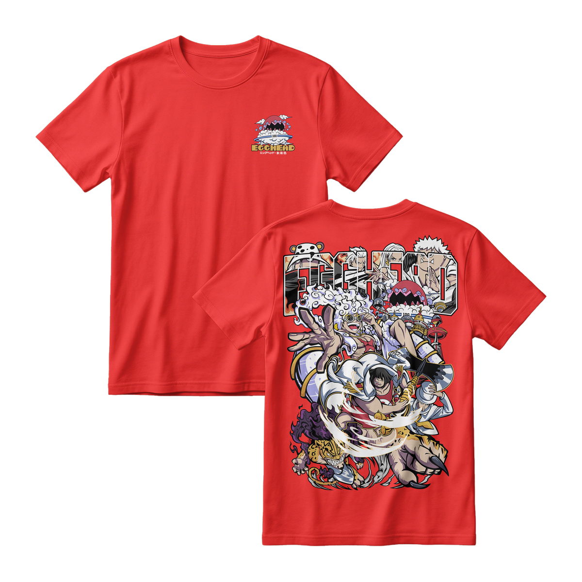 Anime One Piece Egghead Arc Short Sleeve Tee - RZM013