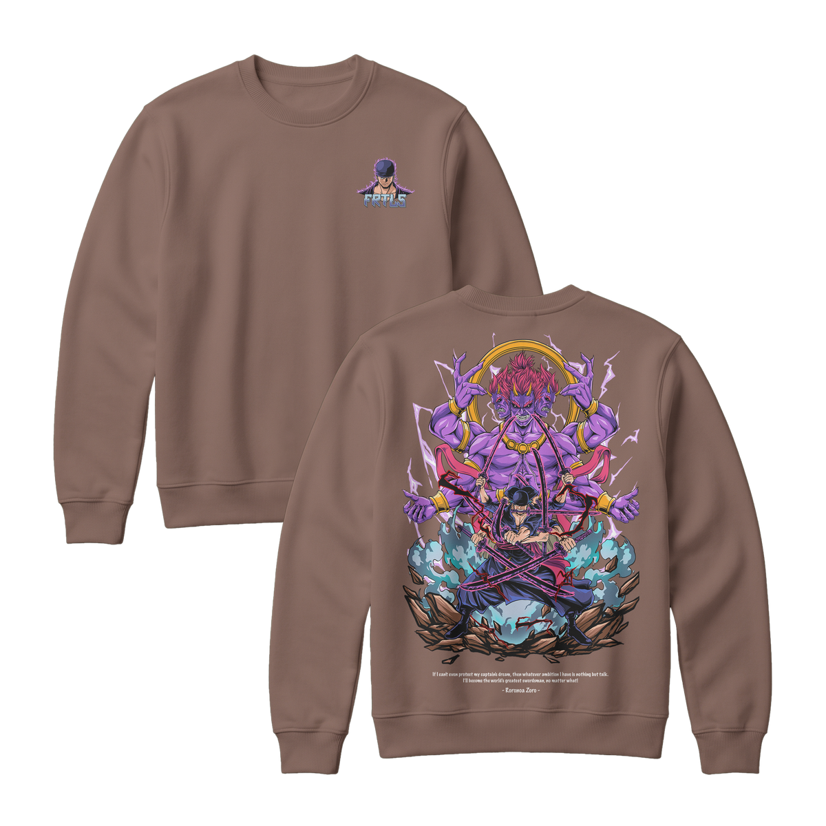 Anime One Piece Roronoa Zoro Sweatshirt - RZM002