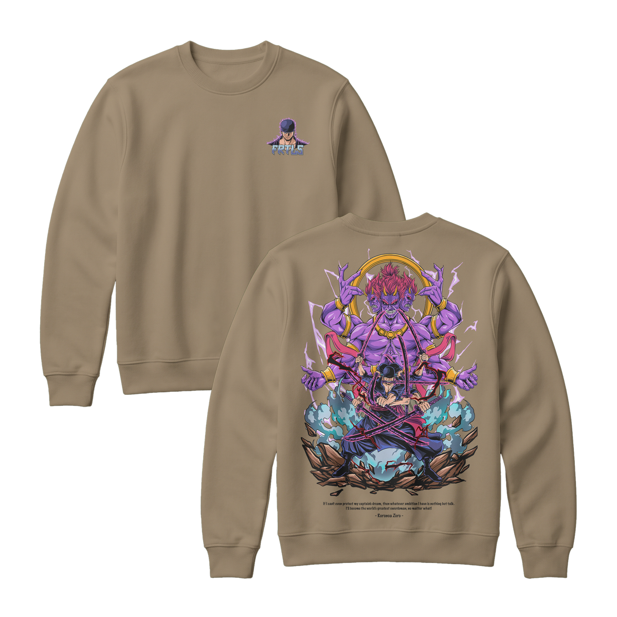 Anime One Piece Roronoa Zoro Sweatshirt - RZM002