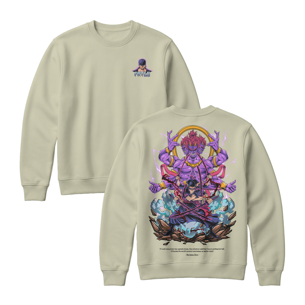 Anime One Piece Roronoa Zoro Sweatshirt - RZM002