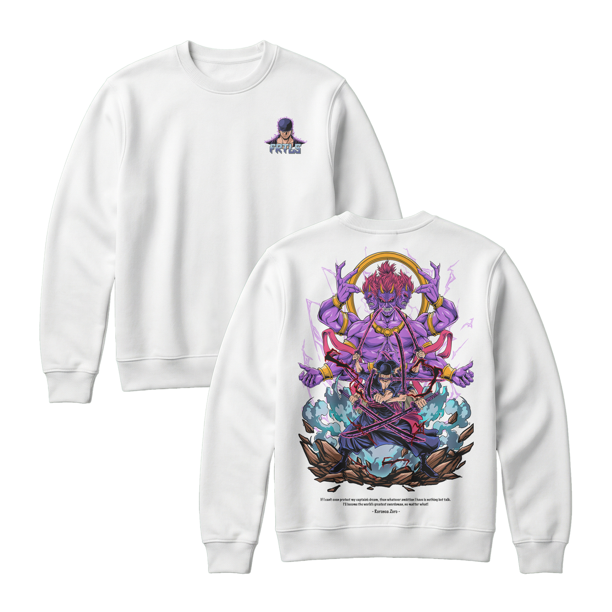 Anime One Piece Roronoa Zoro Sweatshirt - RZM002