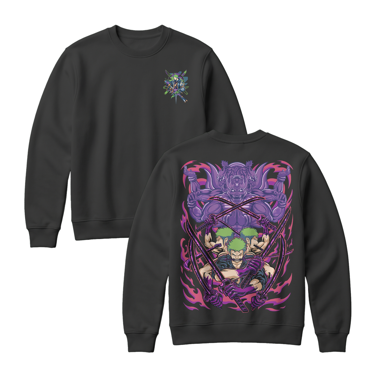 Anime One Piece Roronoa Zoro Sweatshirt - RZM004