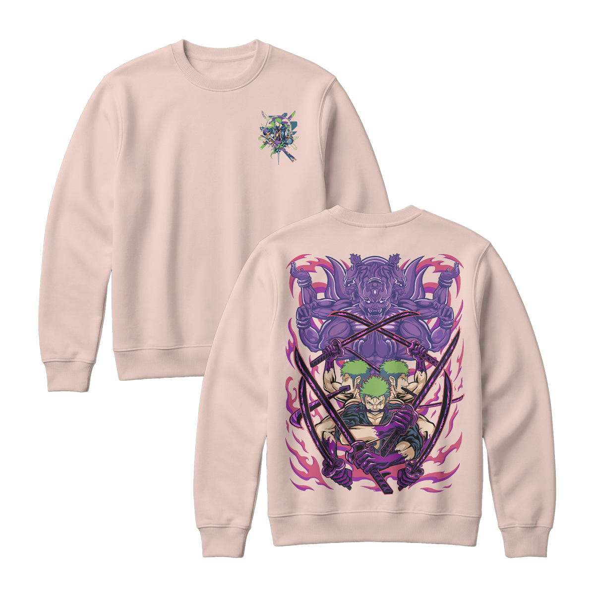 Anime One Piece Roronoa Zoro Sweatshirt - RZM004