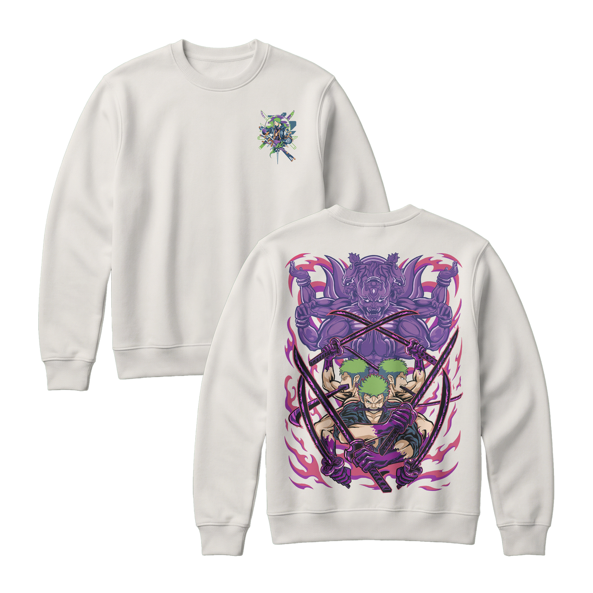 Anime One Piece Roronoa Zoro Sweatshirt - RZM004