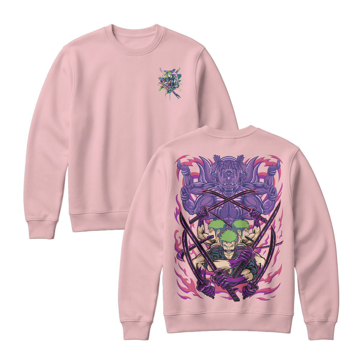 Anime One Piece Roronoa Zoro Sweatshirt - RZM004