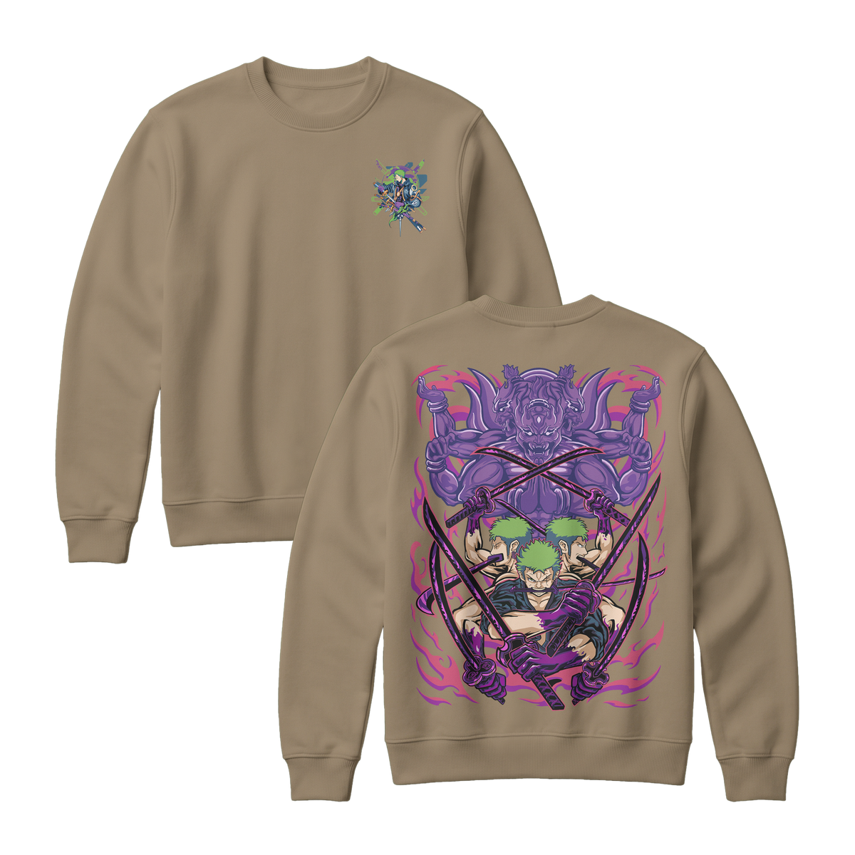 Anime One Piece Roronoa Zoro Sweatshirt - RZM004
