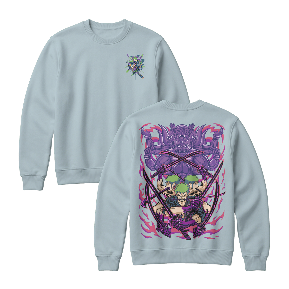 Anime One Piece Roronoa Zoro Sweatshirt - RZM004