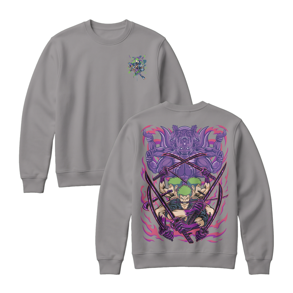 Anime One Piece Roronoa Zoro Sweatshirt - RZM004