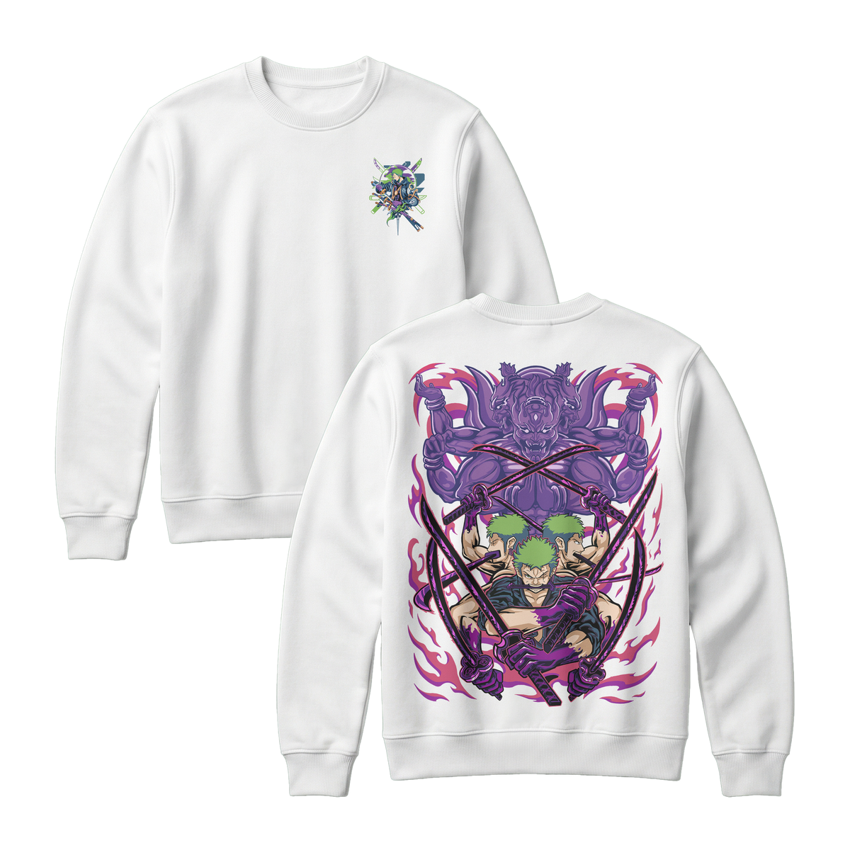 Anime One Piece Roronoa Zoro Sweatshirt - RZM004