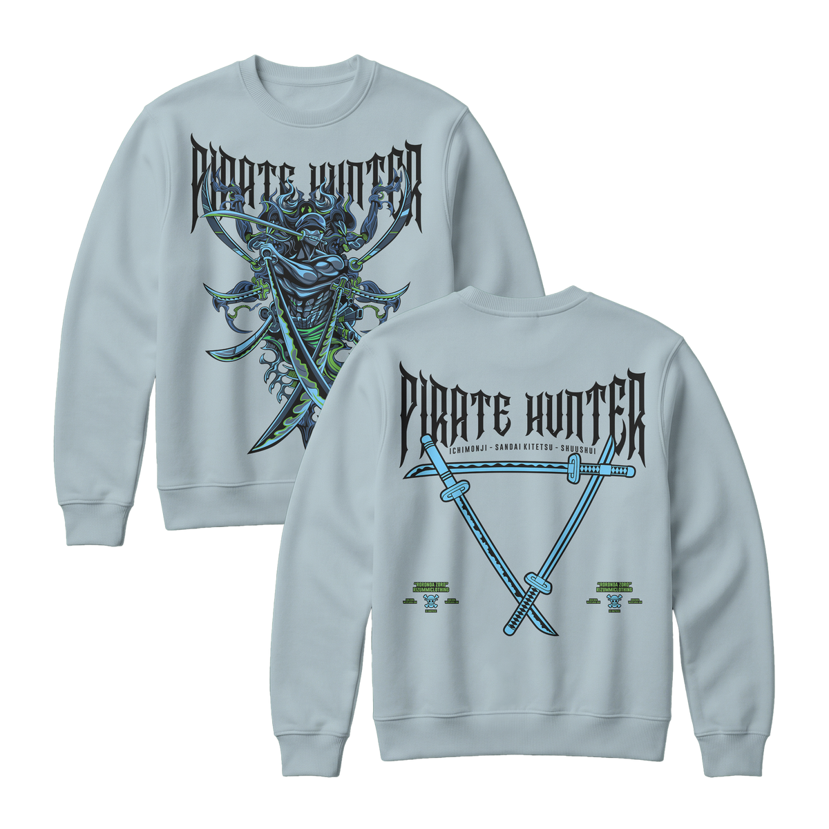 Anime One Piece Roronoa Zoro Pirates Hunter Sweatshirt - RZM010