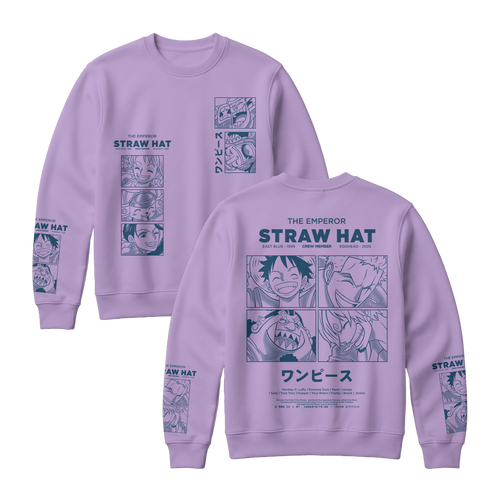 Anime One Piece Emperor Straw Hat Crew Sweatshirt - RZM014