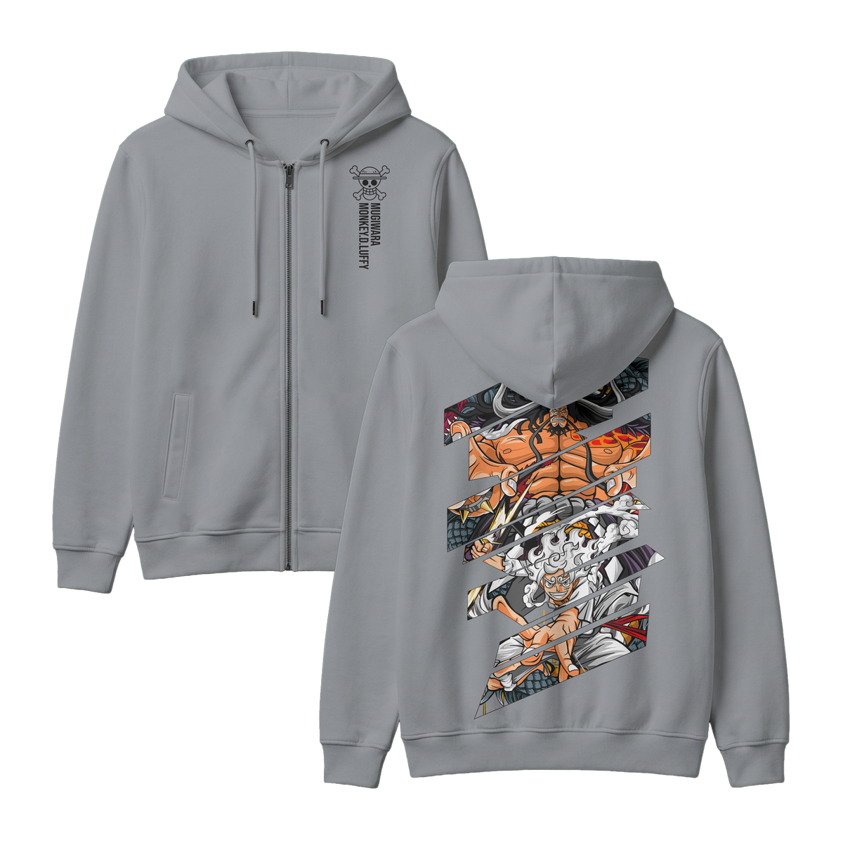 Anime One Piece Monkey D. Luffy Zip-up Hoodie - RZM005