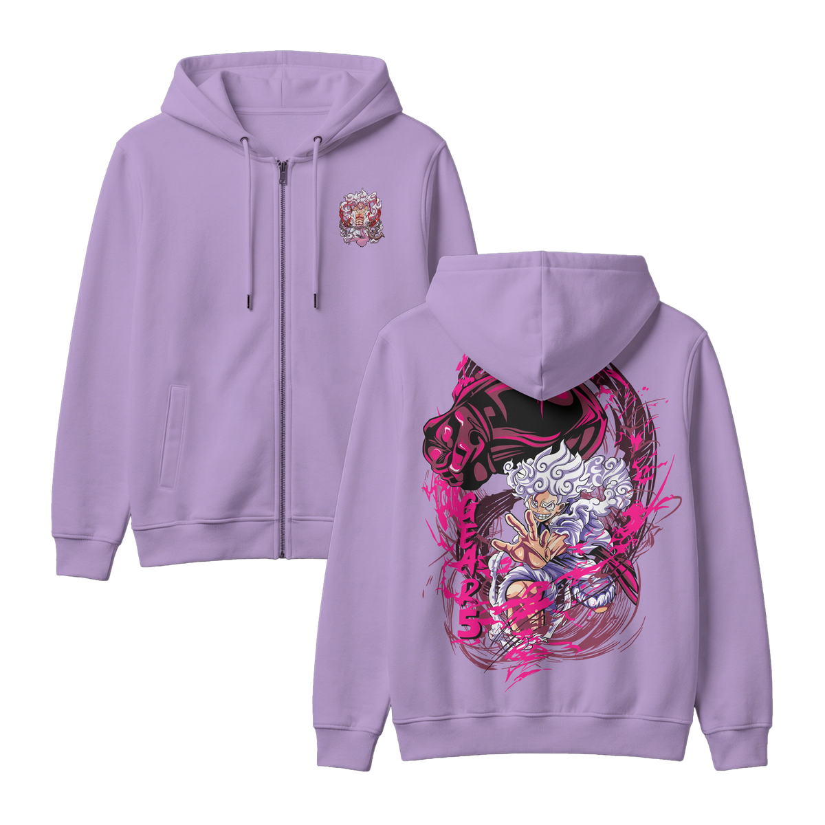 Anime One Piece Monkey D. Luffy Zip-up Hoodie - RZM006