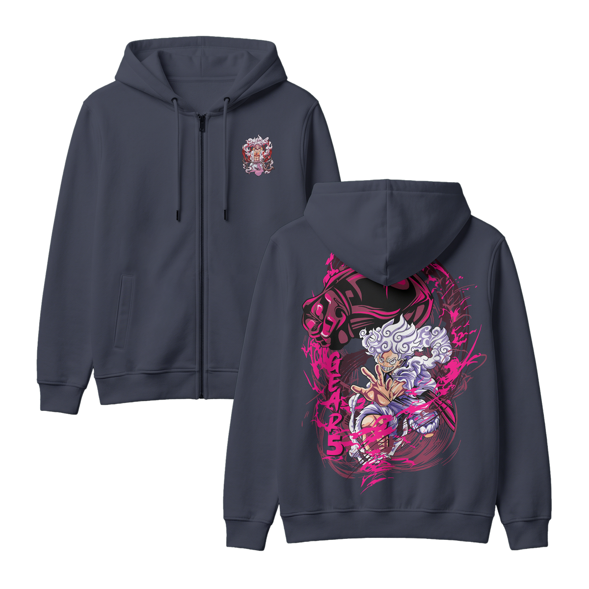 Anime One Piece Monkey D. Luffy Zip-up Hoodie - RZM006