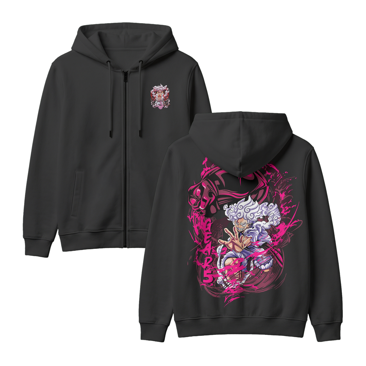 Anime One Piece Monkey D. Luffy Zip-up Hoodie - RZM006