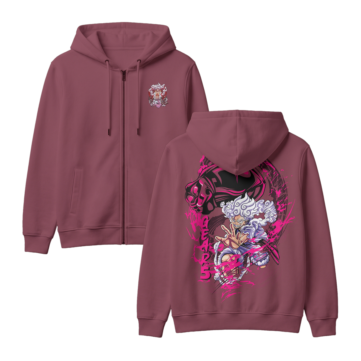 Anime One Piece Monkey D. Luffy Zip-up Hoodie - RZM006