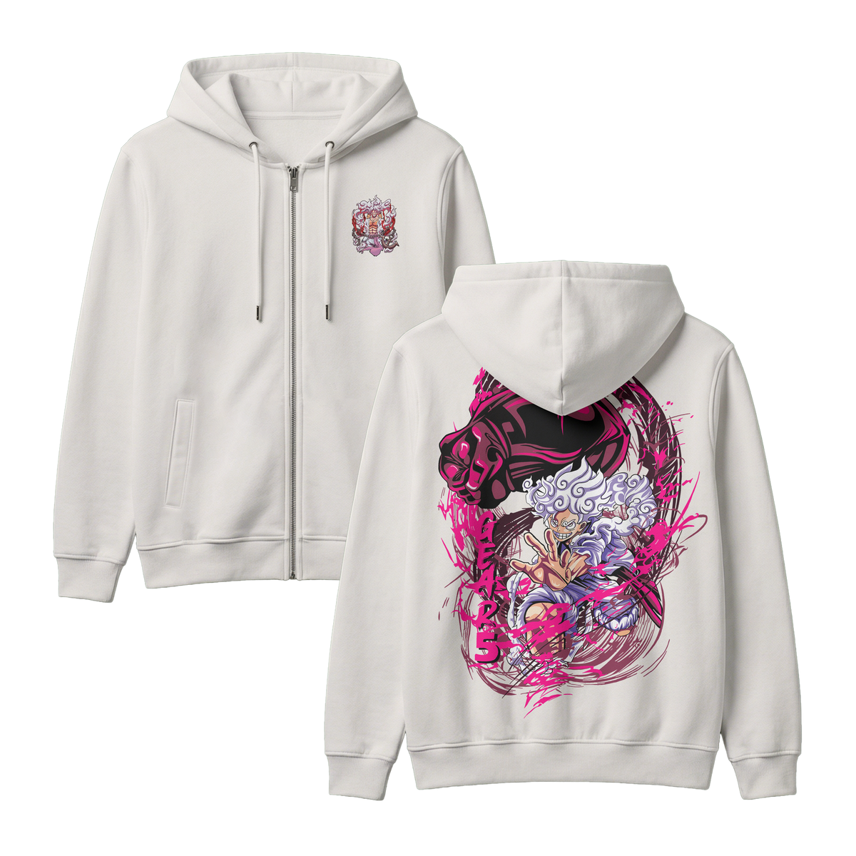Anime One Piece Monkey D. Luffy Zip-up Hoodie - RZM006