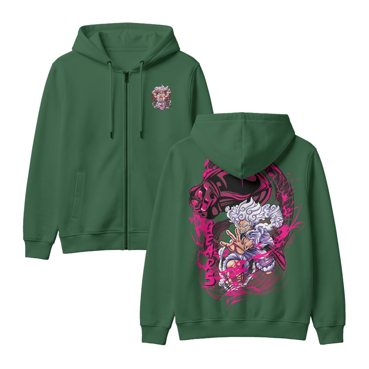 Anime One Piece Monkey D. Luffy Zip-up Hoodie - RZM006