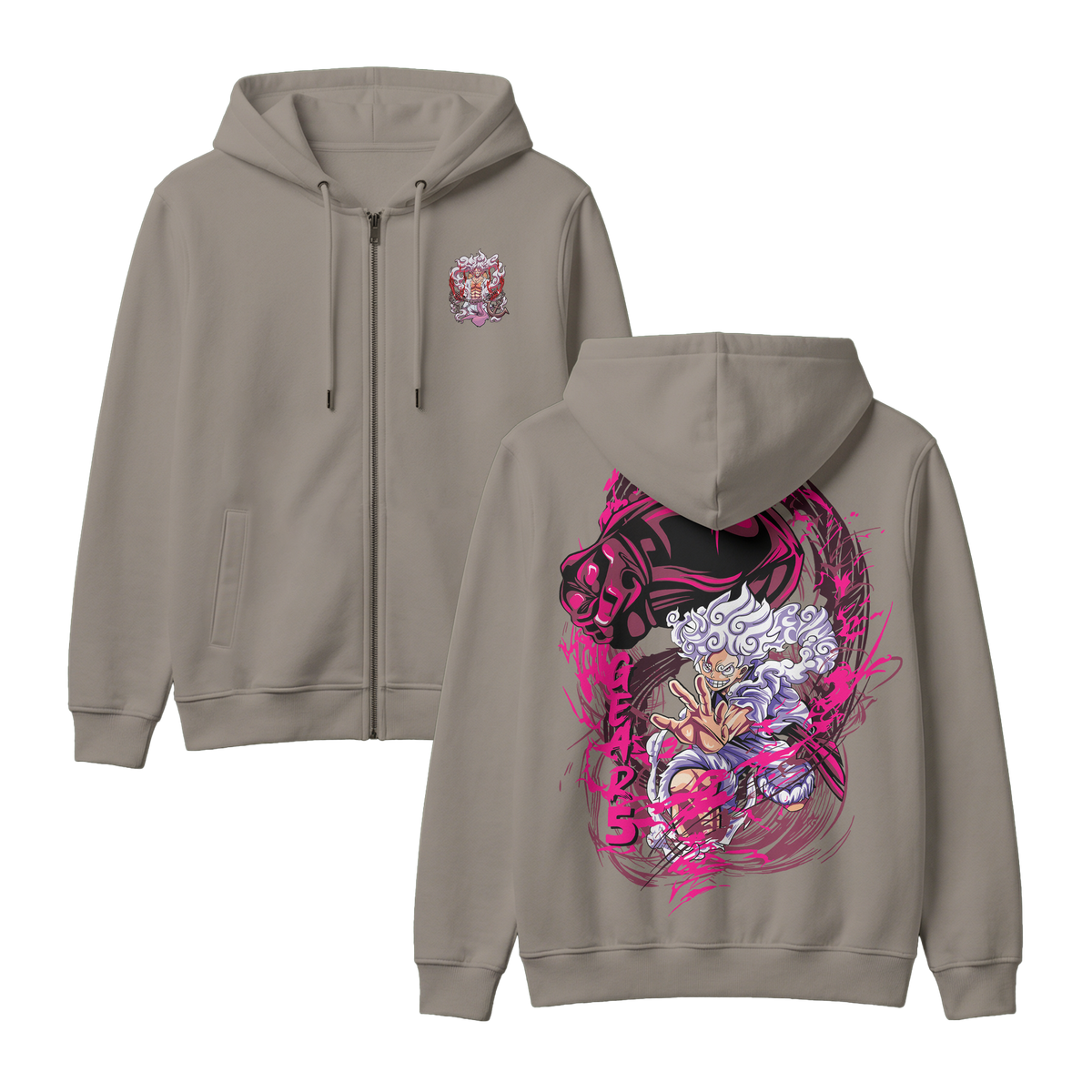 Anime One Piece Monkey D. Luffy Zip-up Hoodie - RZM006