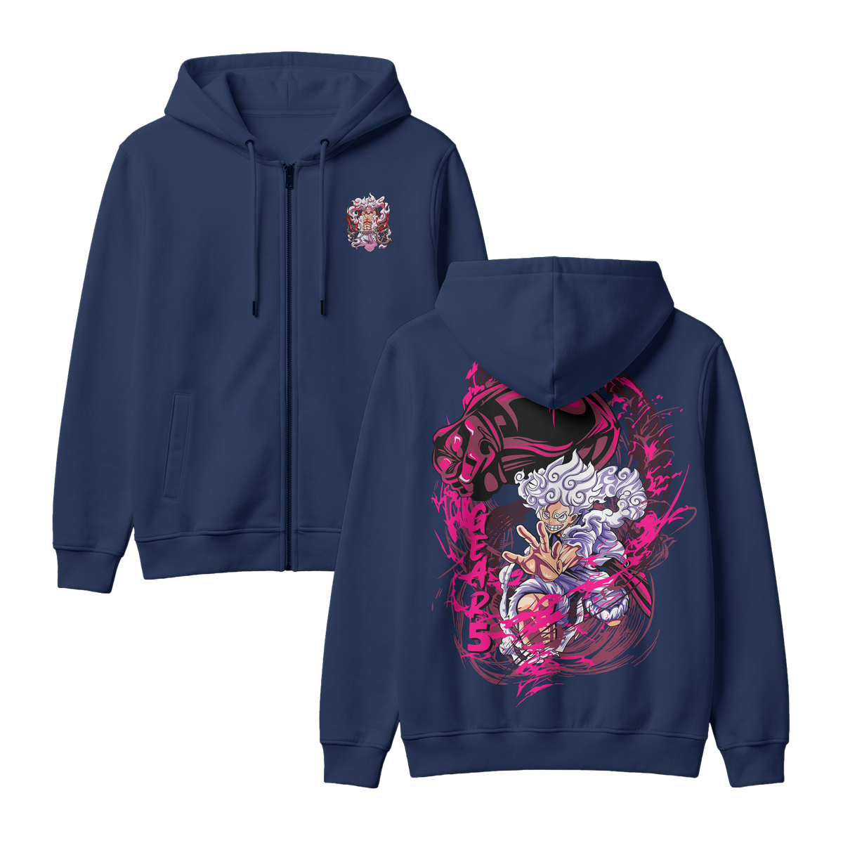 Anime One Piece Monkey D. Luffy Zip-up Hoodie - RZM006