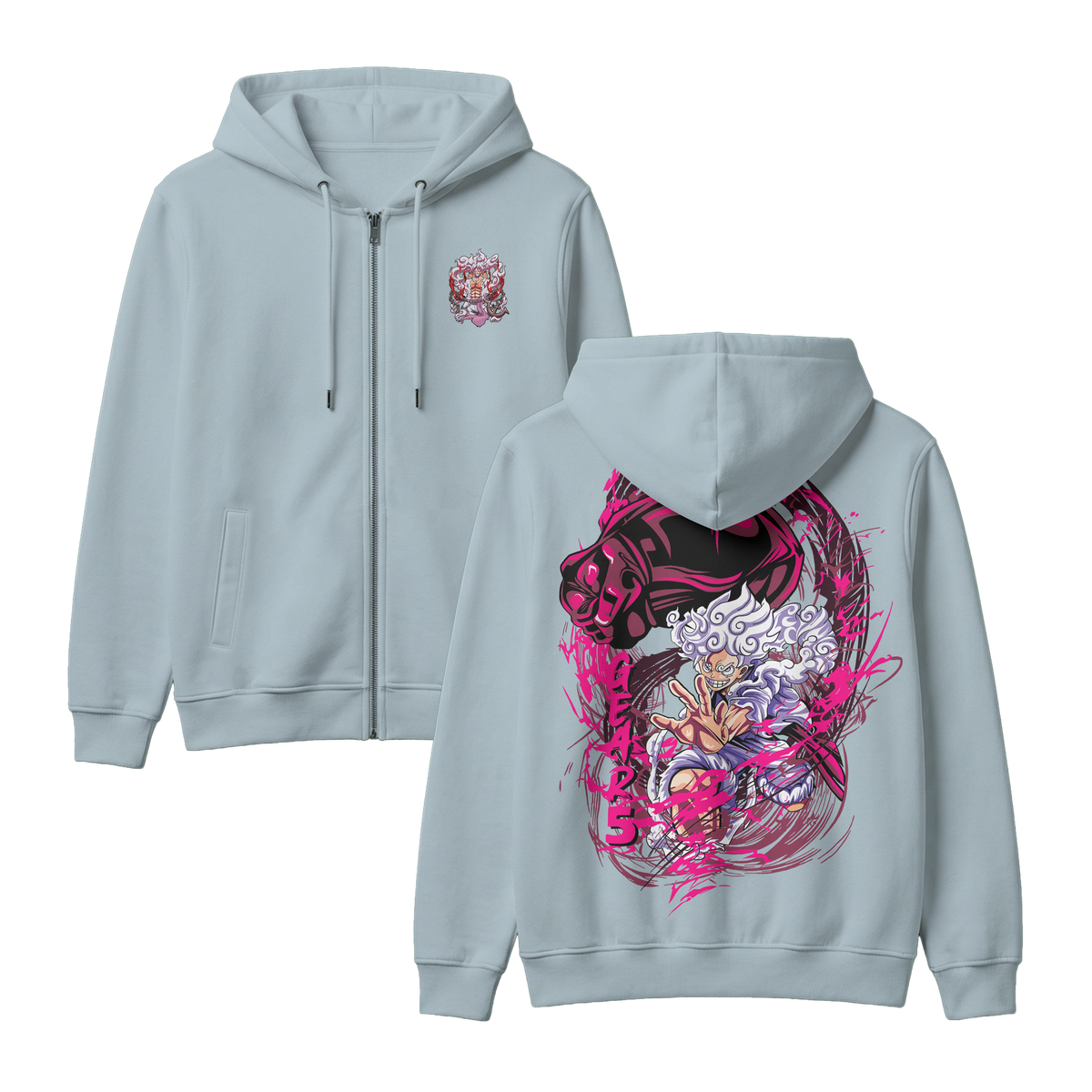 Anime One Piece Monkey D. Luffy Zip-up Hoodie - RZM006